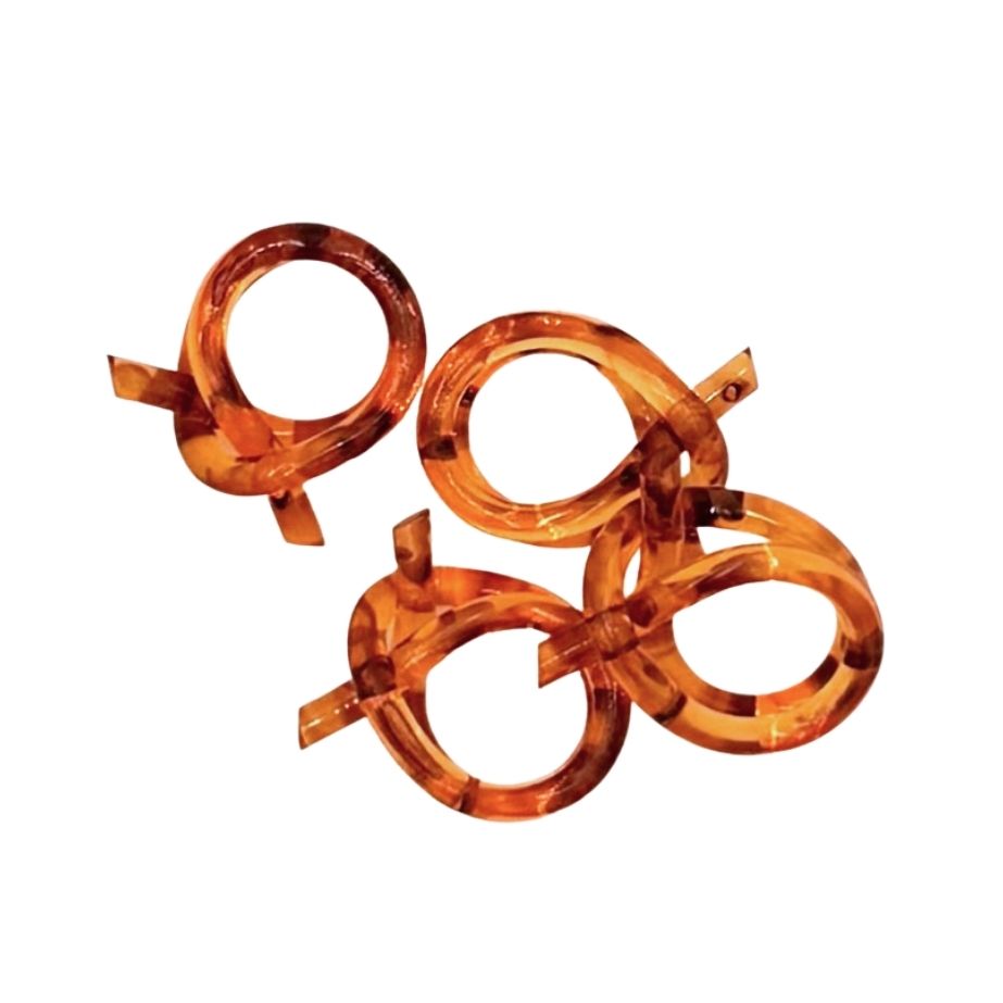 The Lucite Napkin Rings