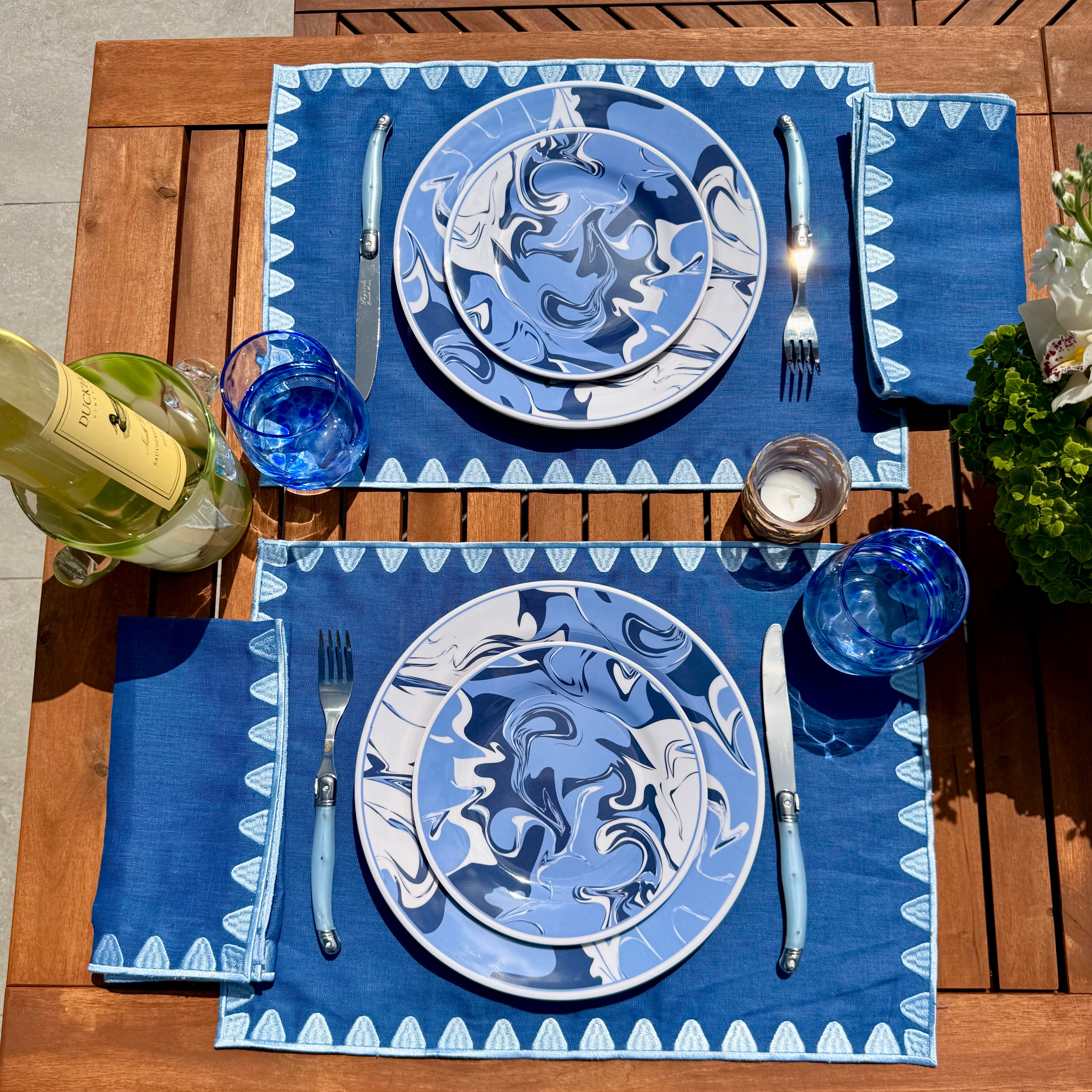 The Blue Grotto Plate Set