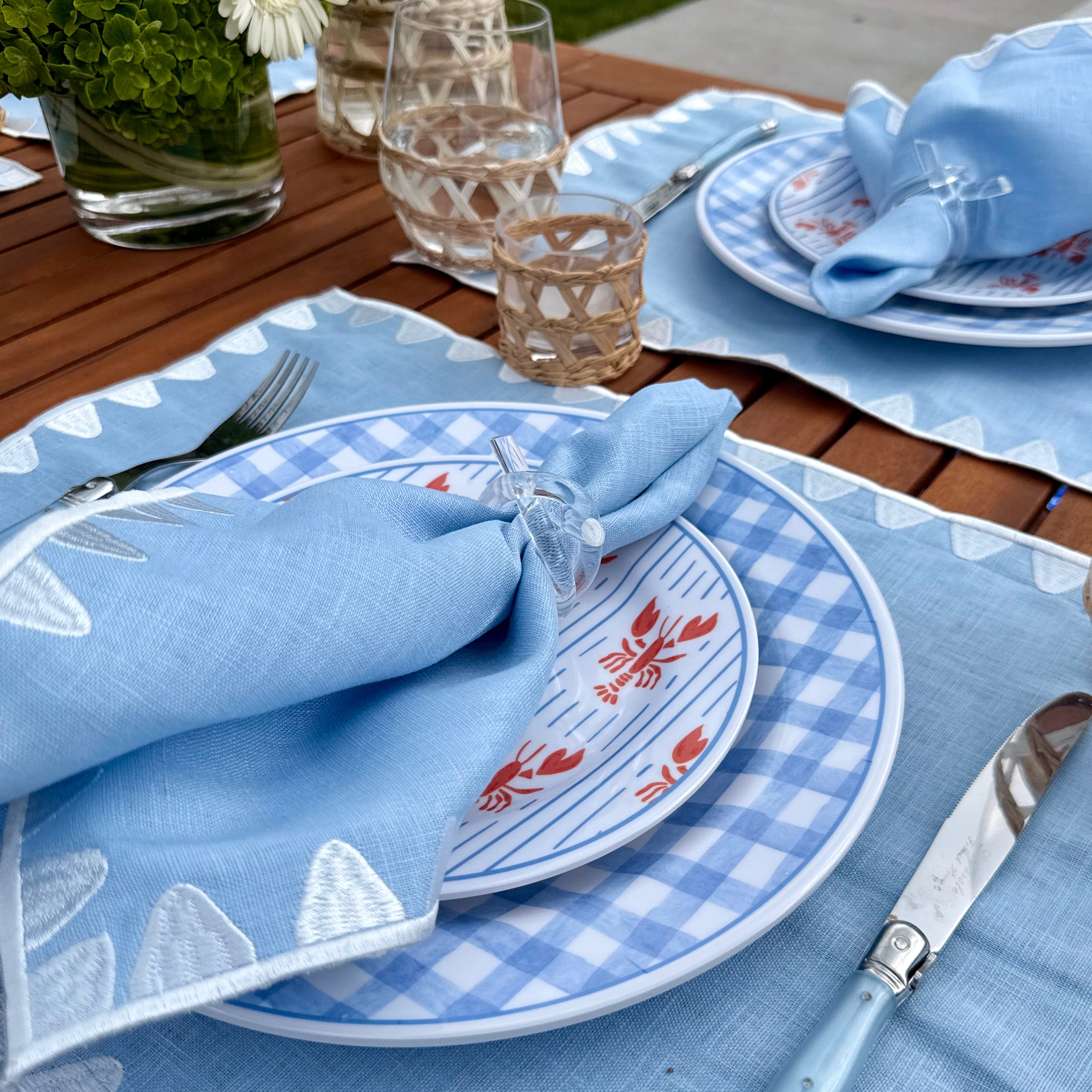 The Lucite Napkin Rings